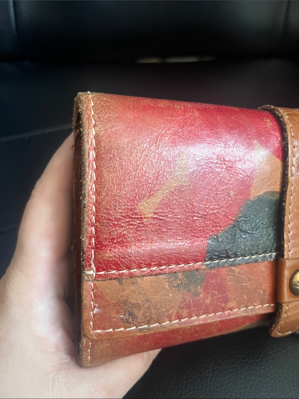 Patricia Nash Murcia Floral Vintage Tone Trifold Wallet - Picture 2 of 10